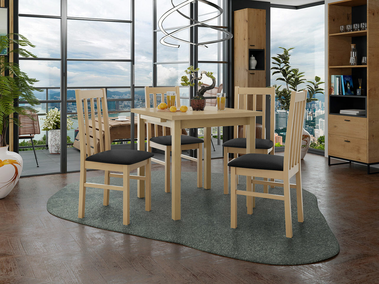Dining set Victorville 263 (Sonoma oak)