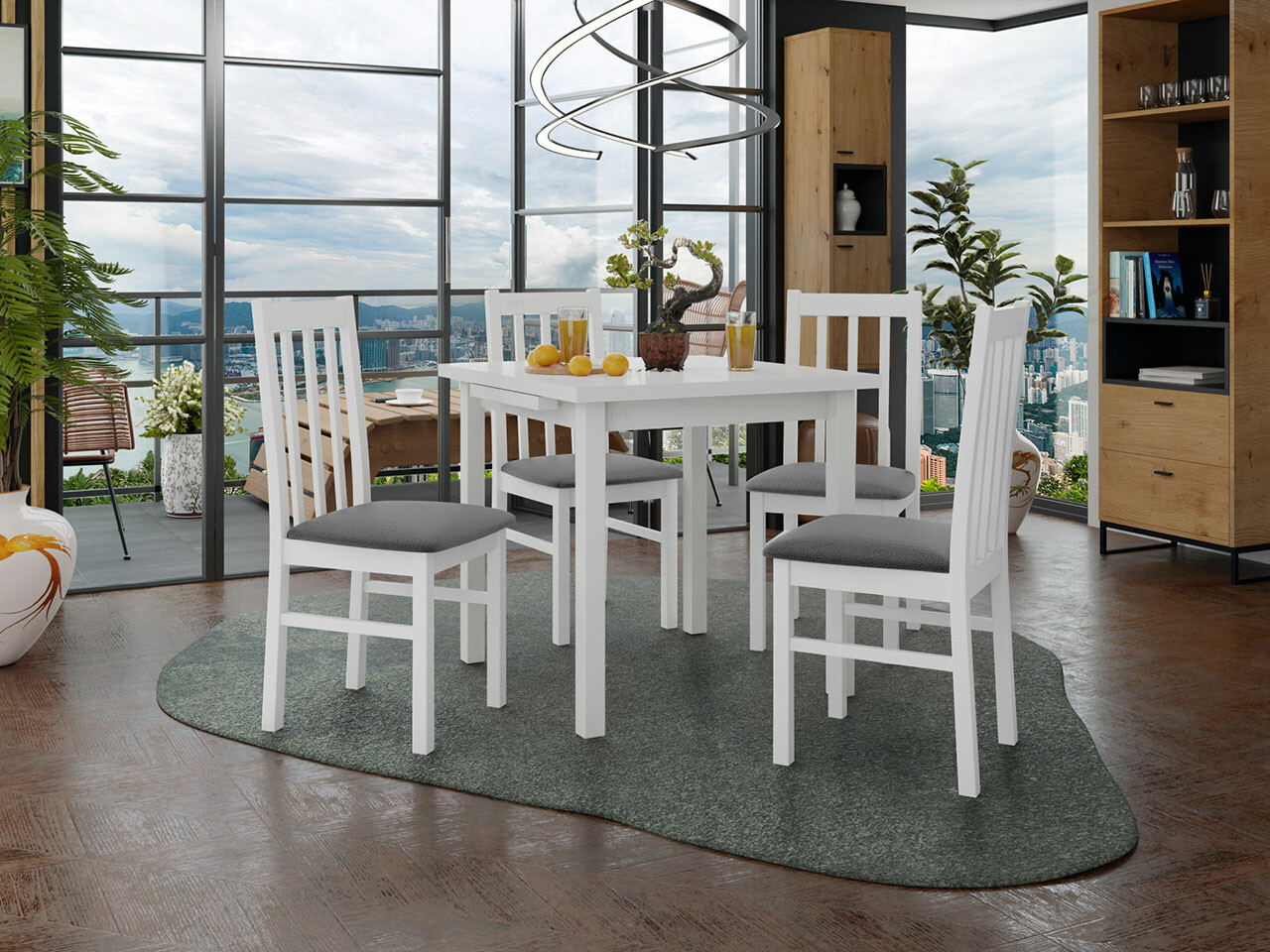 Dining set Victorville 263 (White)