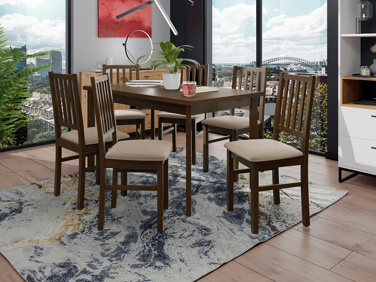 Dining set Victorville 264 (Nut)