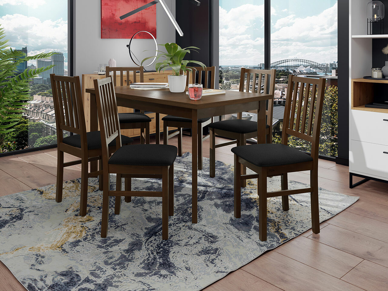 Dining set Victorville 264 (Nut)