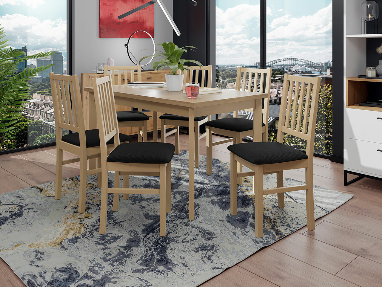 Dining set Victorville 264 (Sonoma oak)