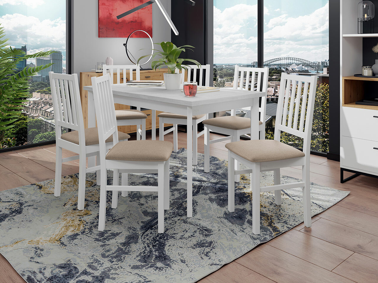 Dining set Victorville 264 (White)