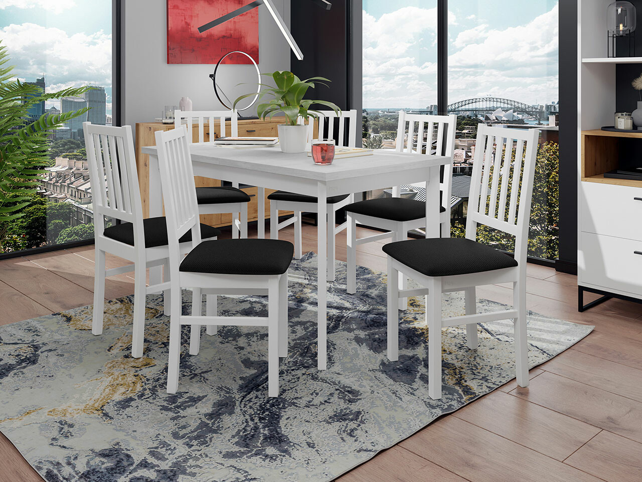 Dining set Victorville 264 (White)