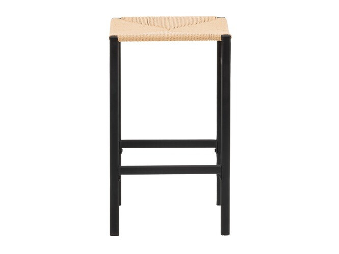 Counter stool Dallas 4564 (Black + Light brown)