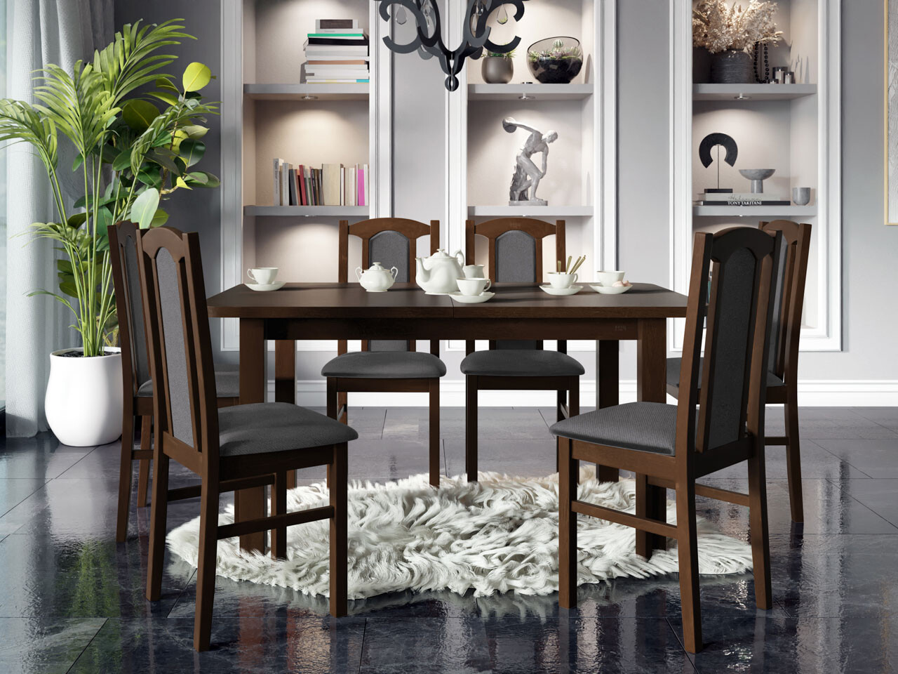 Dining set Victorville 273 (Nut)