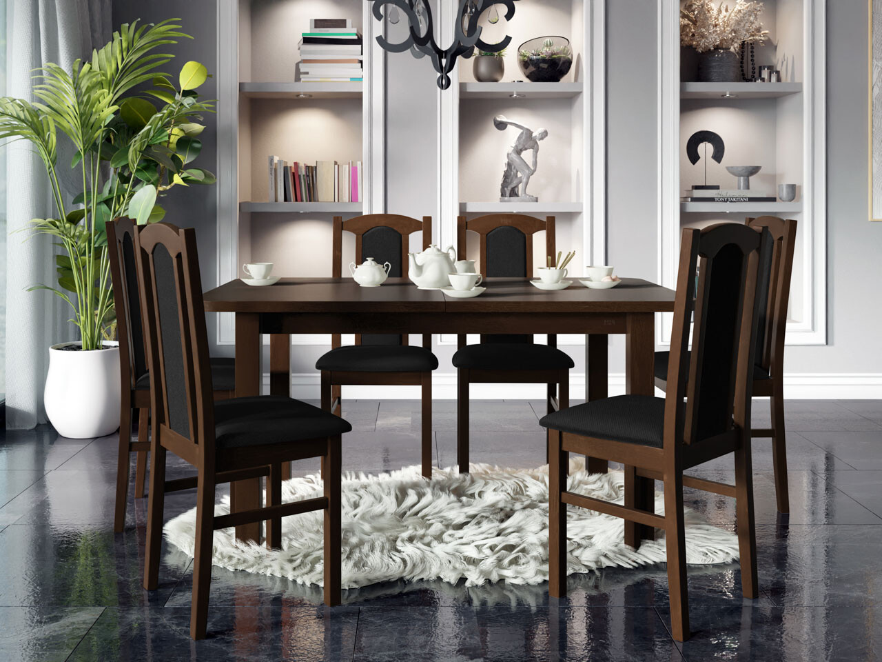Dining set Victorville 273 (Nut)