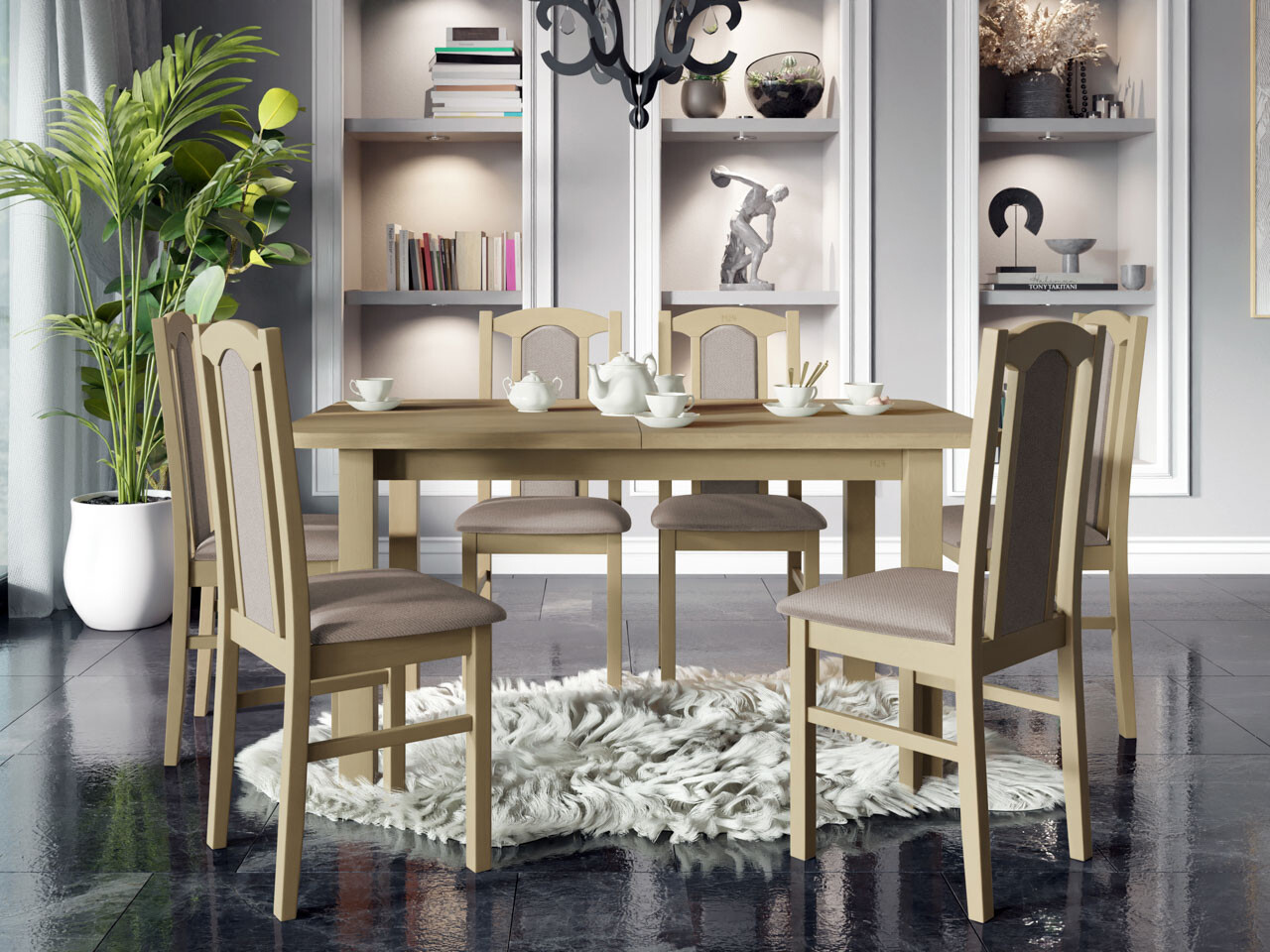 Dining set Victorville 273 (Sonoma oak)