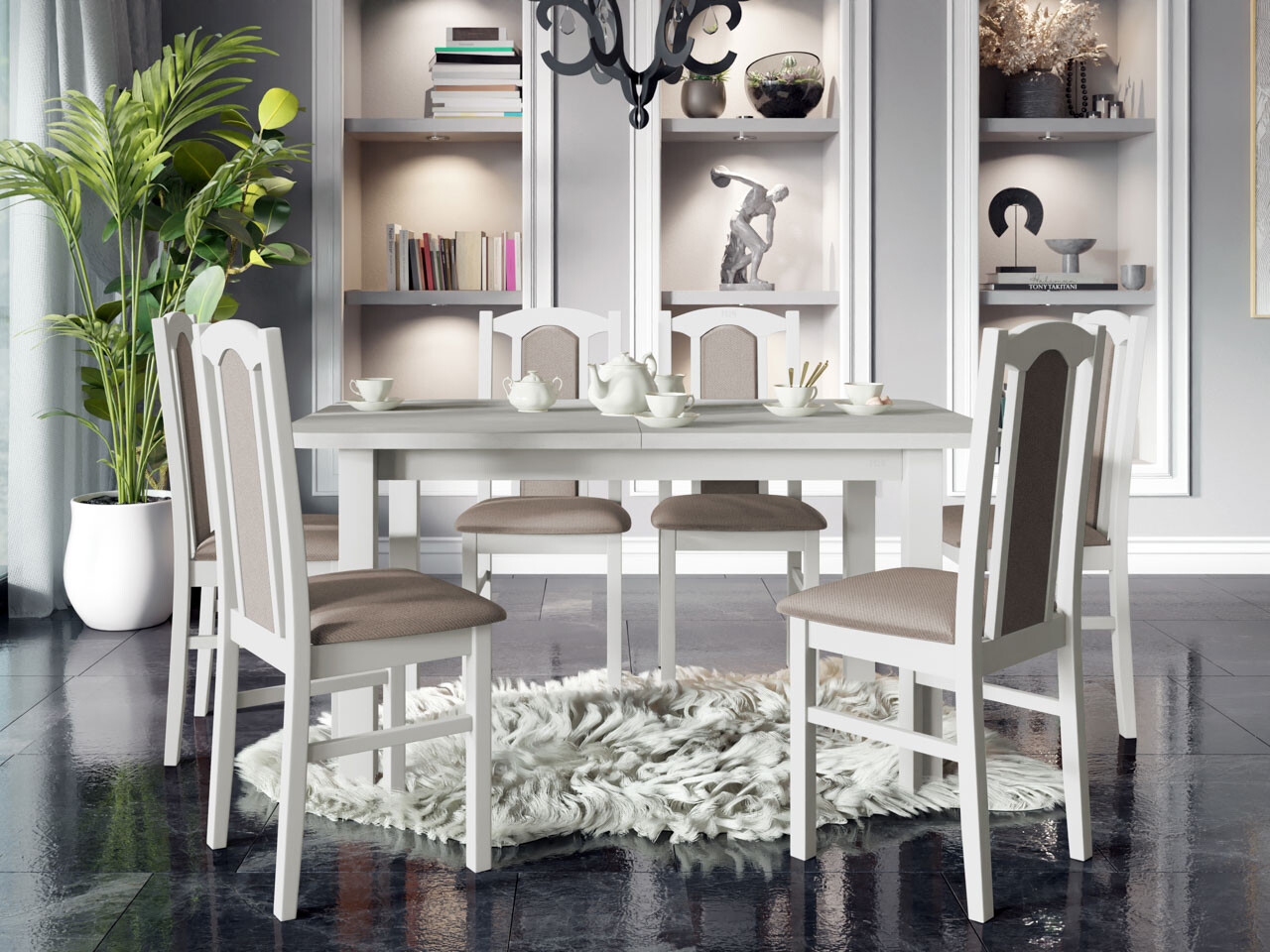 Dining set Victorville 273 (White)