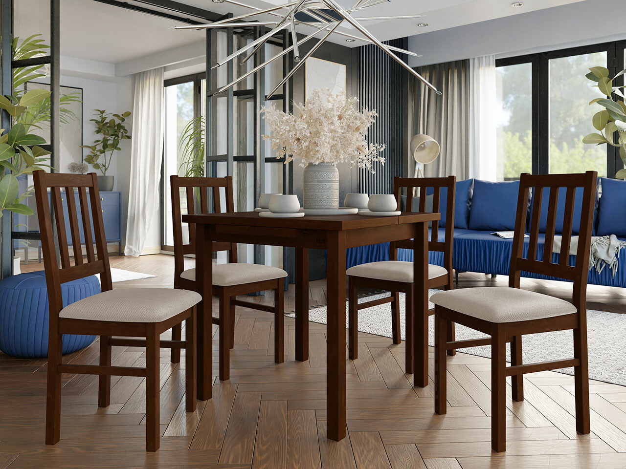 Dining set Victorville 275 (Nut)