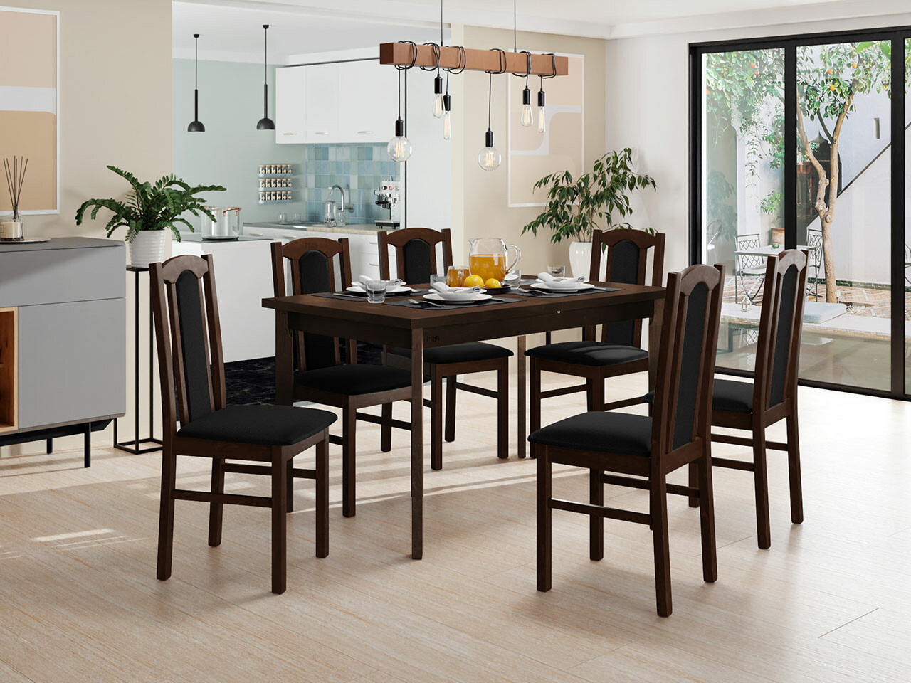 Dining set Victorville 277 (Nut)