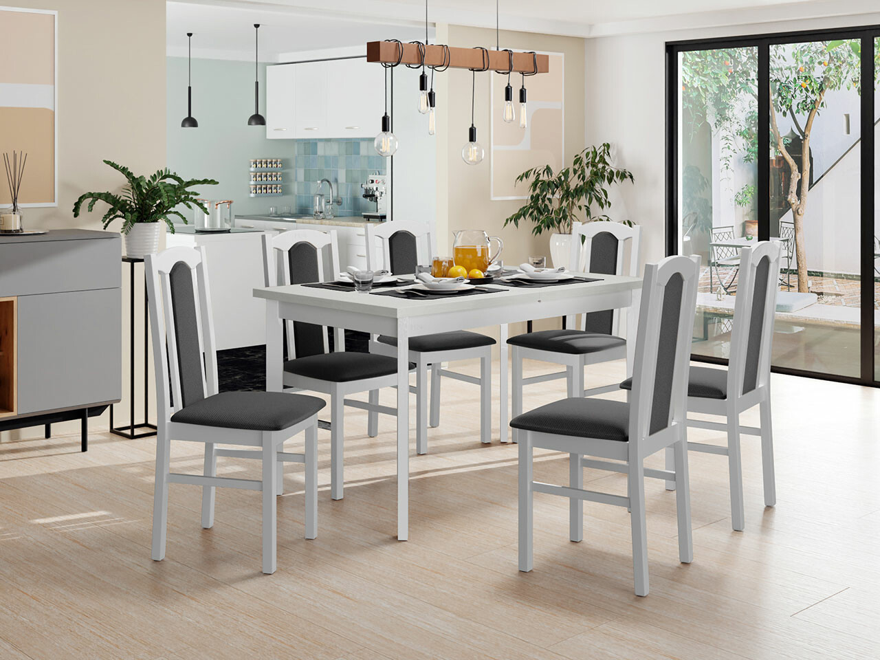 Dining set Victorville 277 (White)