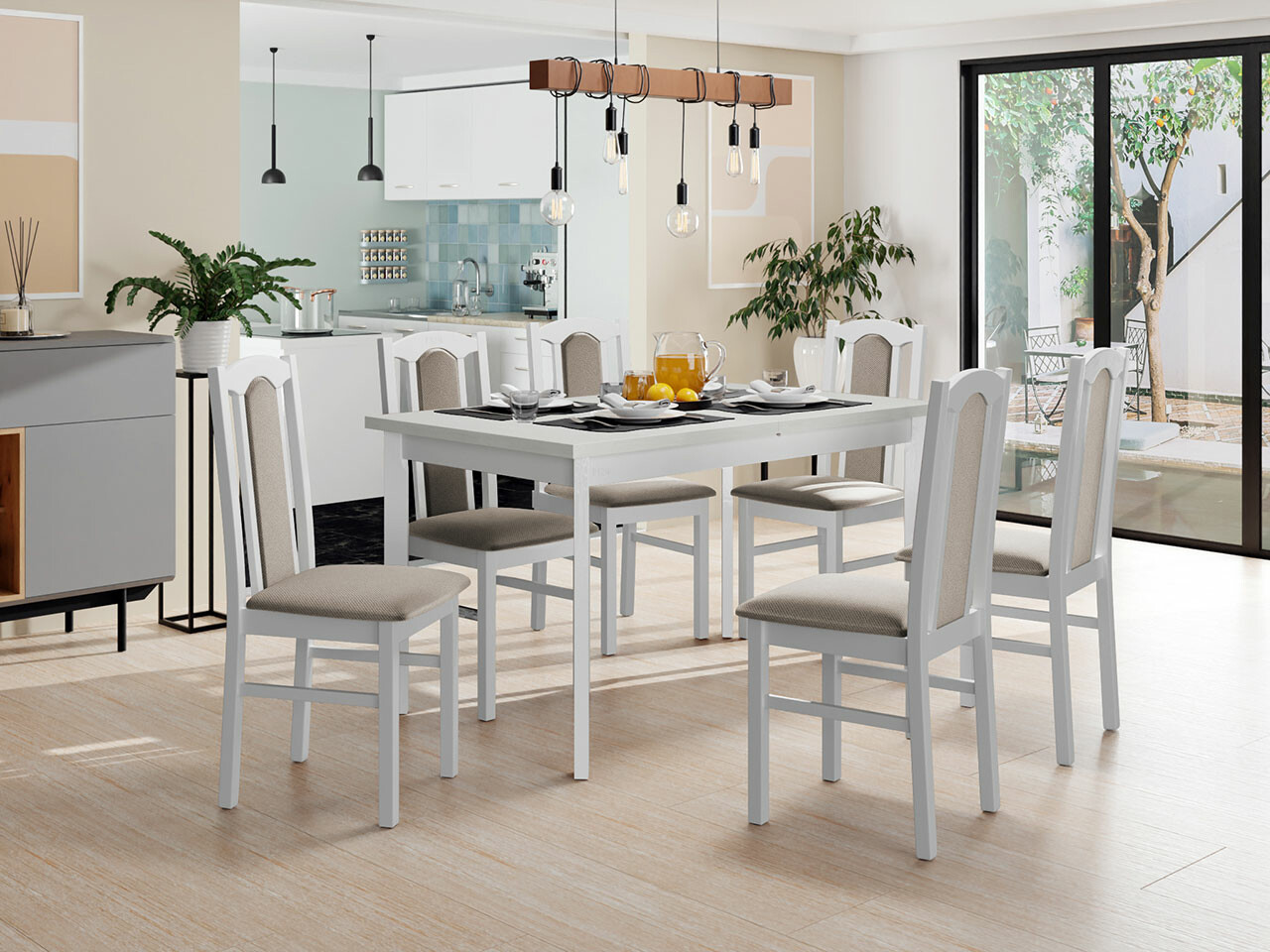 Dining set Victorville 277 (White)