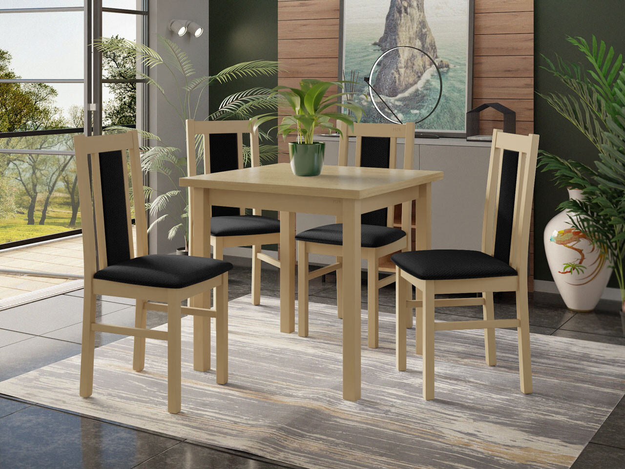 Dining set Victorville 279 (Sonoma oak)