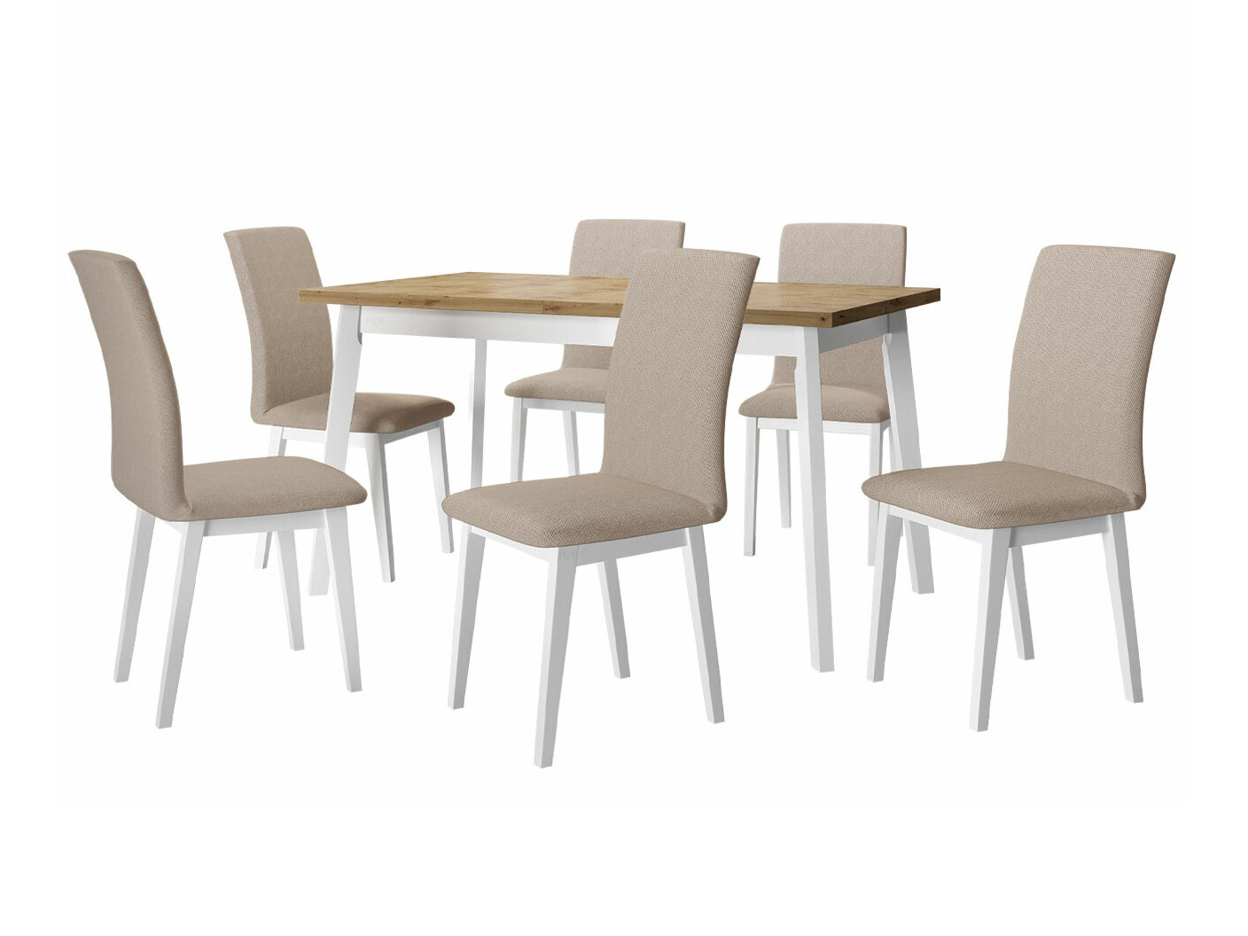 Dining set Victorville 285 (Artisan oak + White)