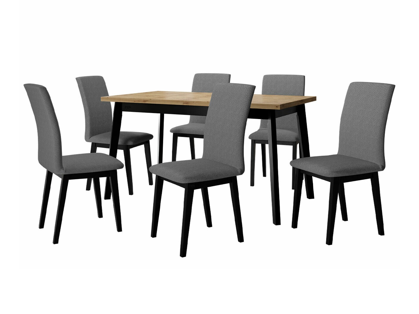 Dining set Victorville 288 (Artisan oak + Black)