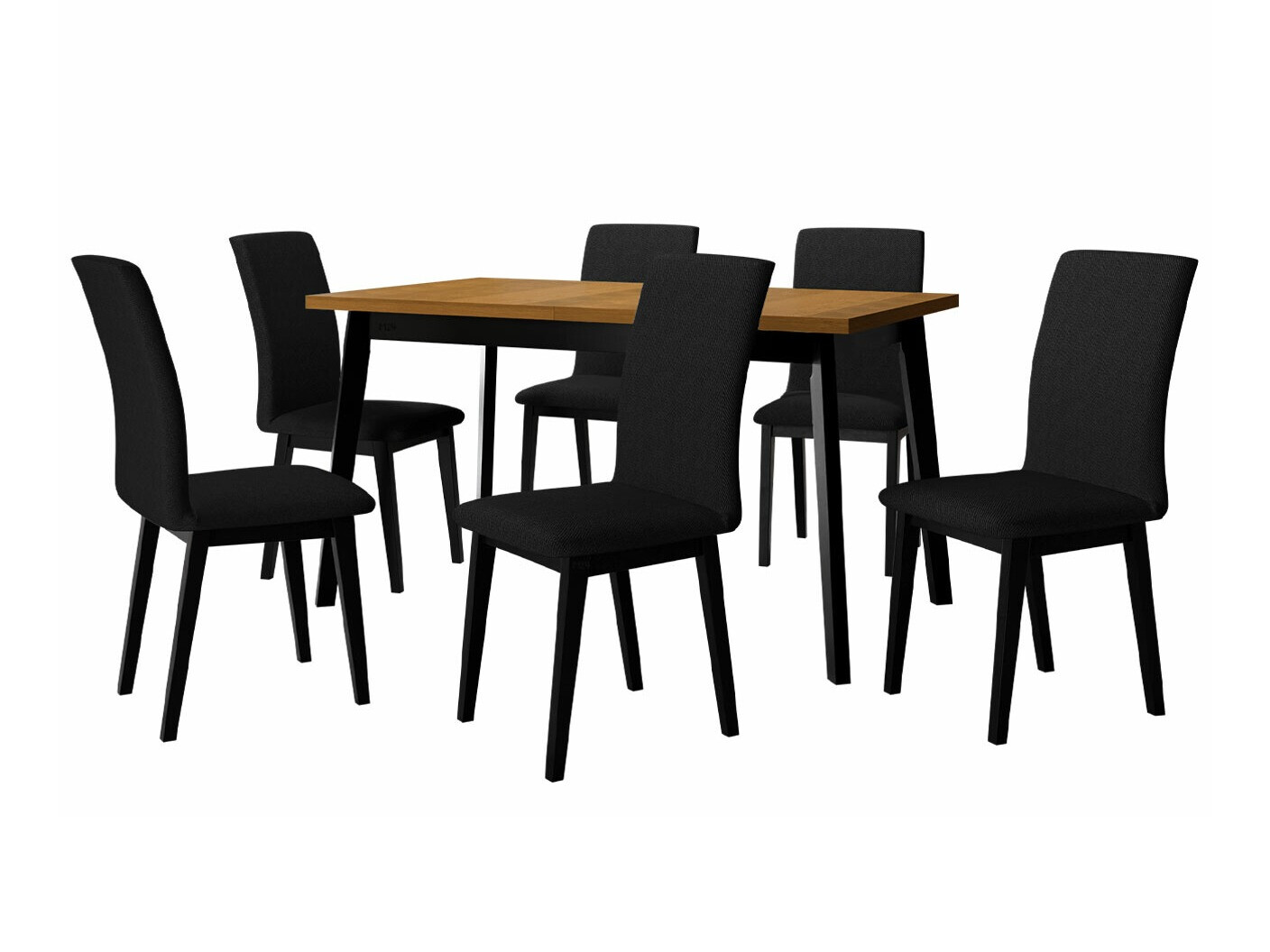 Dining set Victorville 288 (Grandson oak + Black)