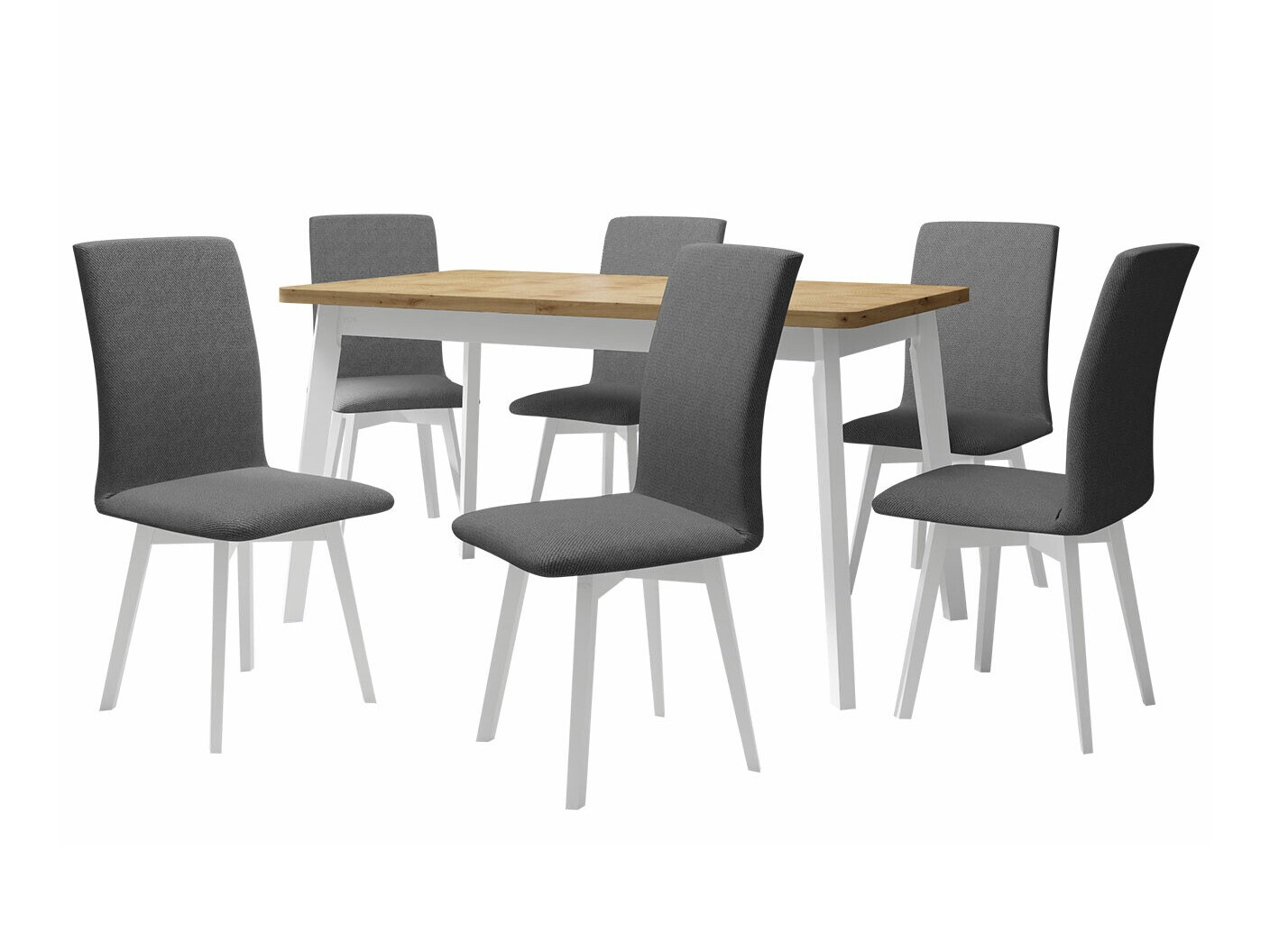 Dining set Victorville 291 (Artisan oak + White)