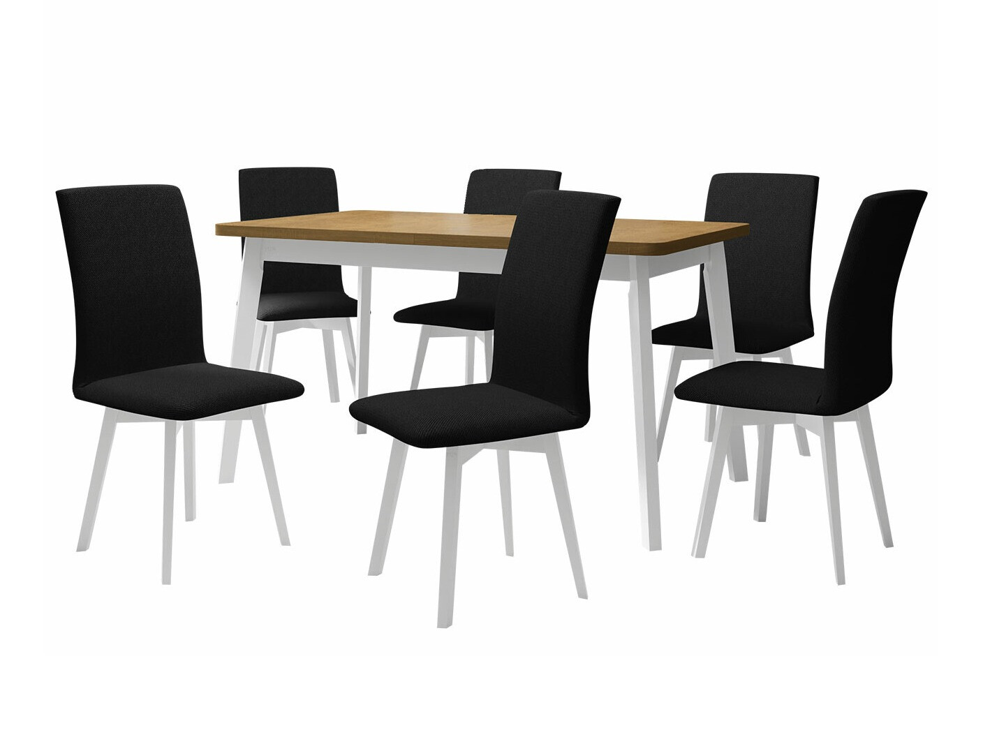 Dining set Victorville 291 (Sonoma oak + White)