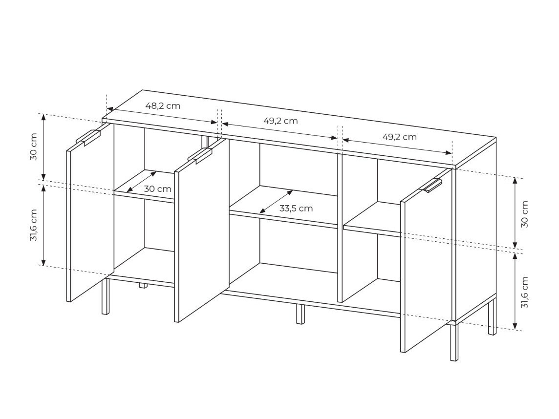Sideboard Velsoru 102