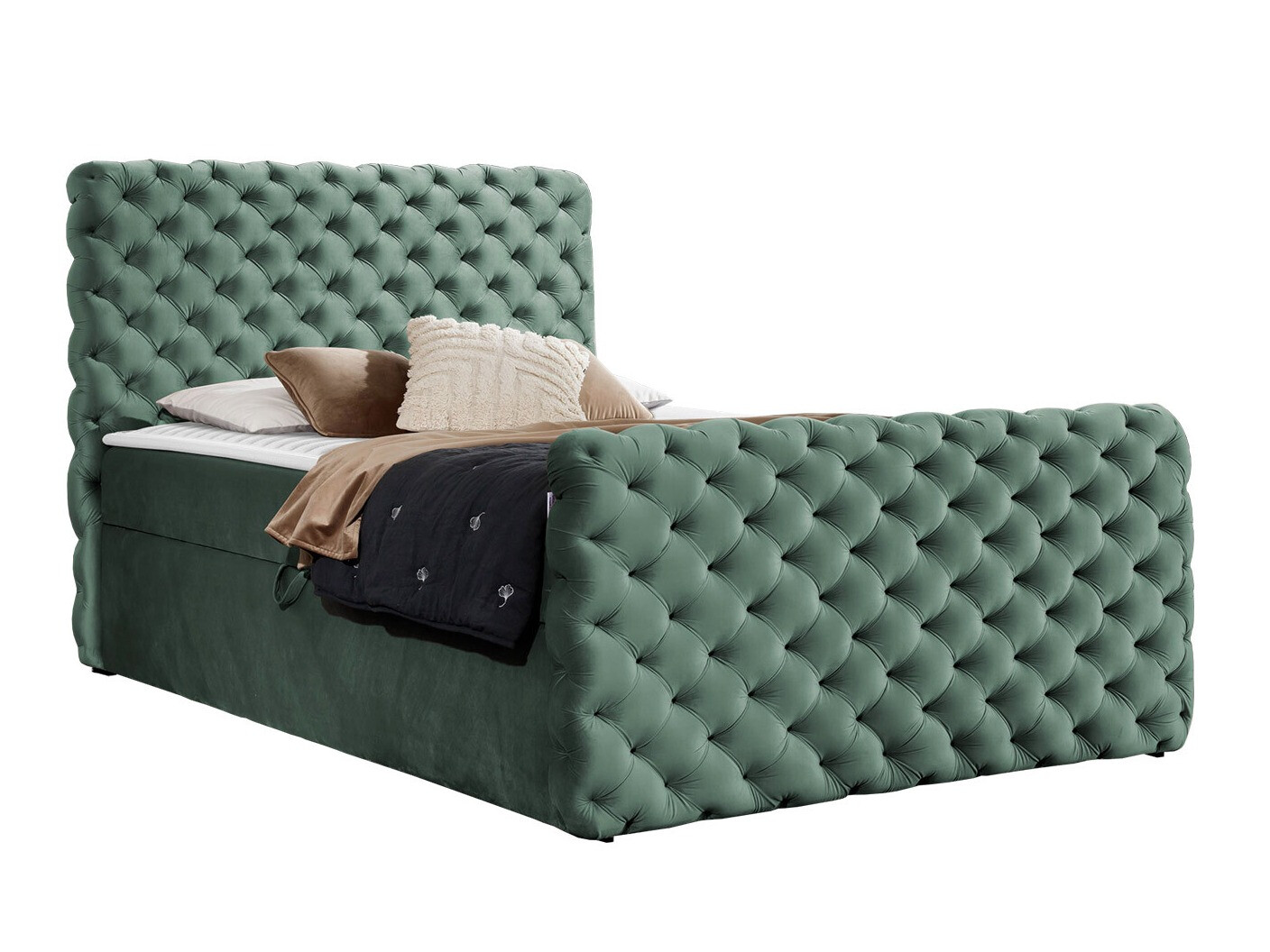 Continental bed Lac I (Velluto 13)