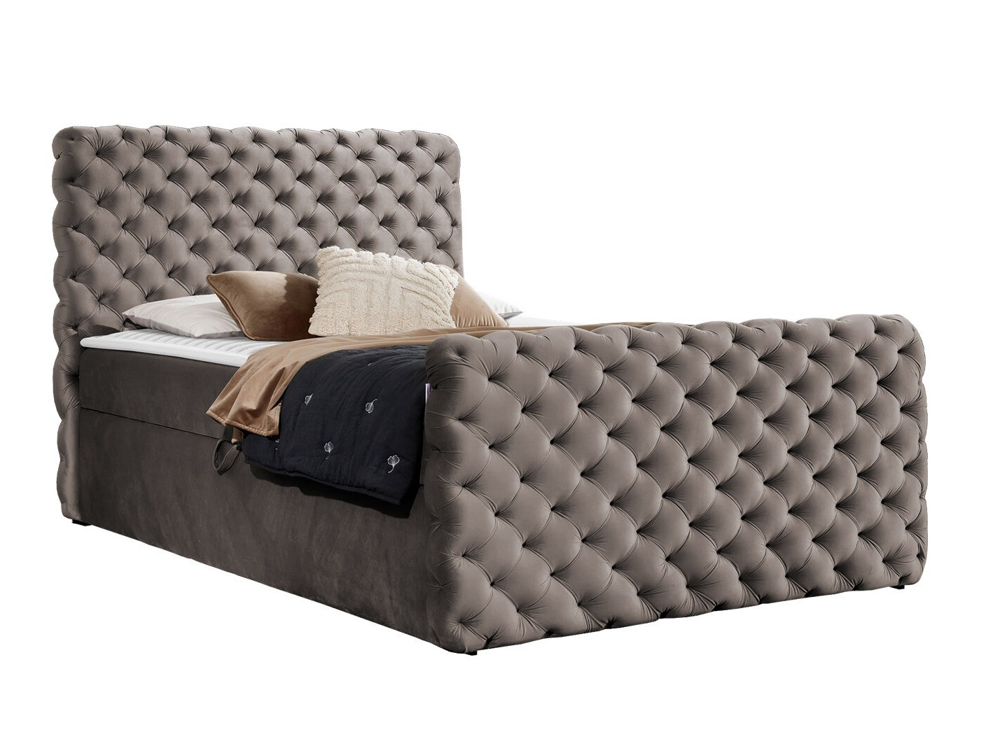 Continental bed Lac I (Velluto 29)