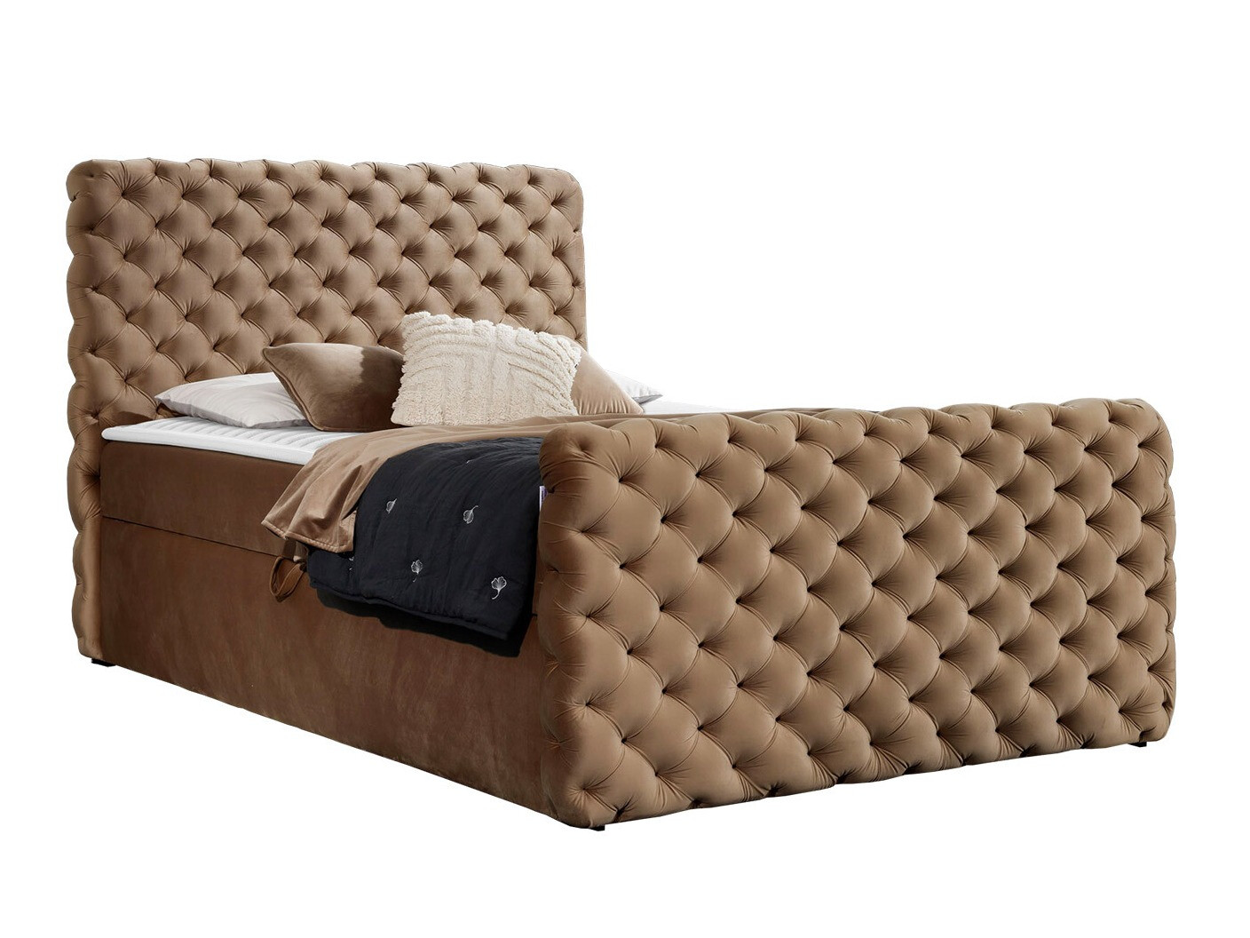 Continental bed Lac I (Velluto 30)