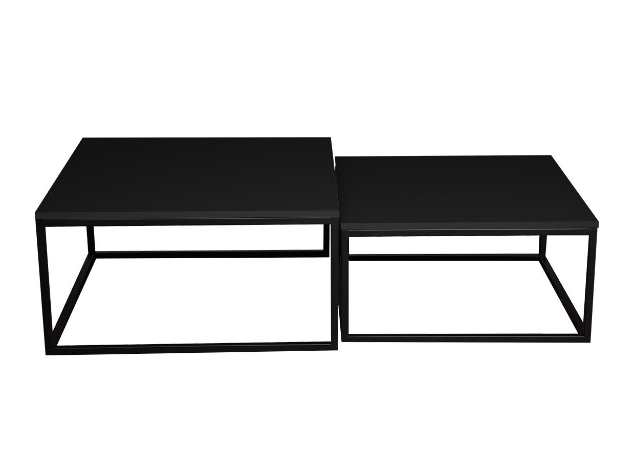 Nest of coffee tables Oswego 101 (Black)