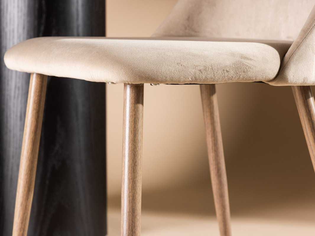 Chair Dallas 3886 (Beige + Nut)