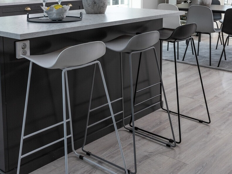 Bar stool Dallas 107 (Grey)