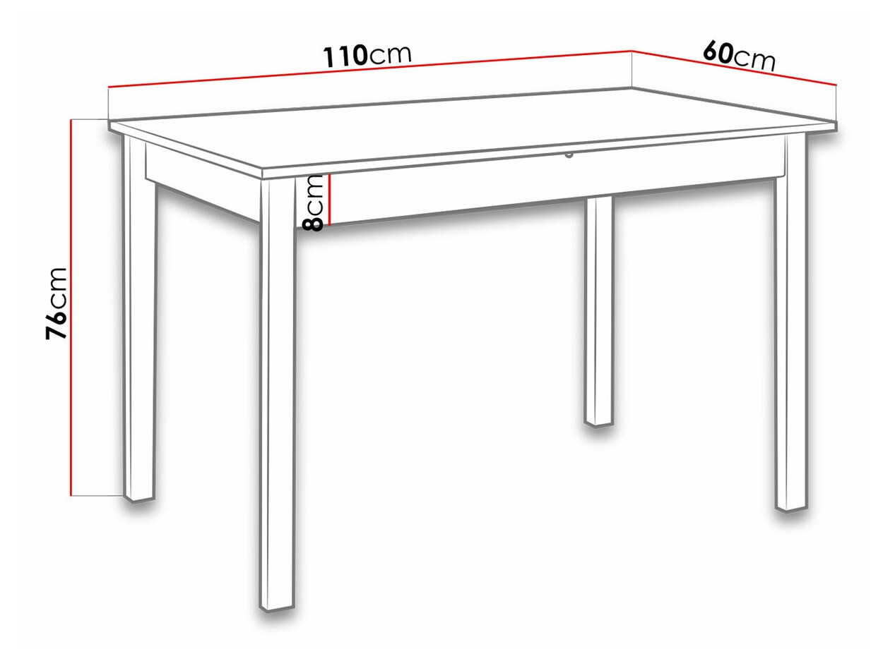 Table Victorville 116 (Nut)