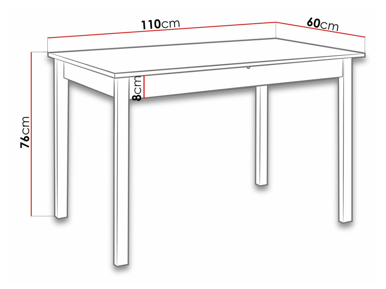 Table Victorville 116 (White)