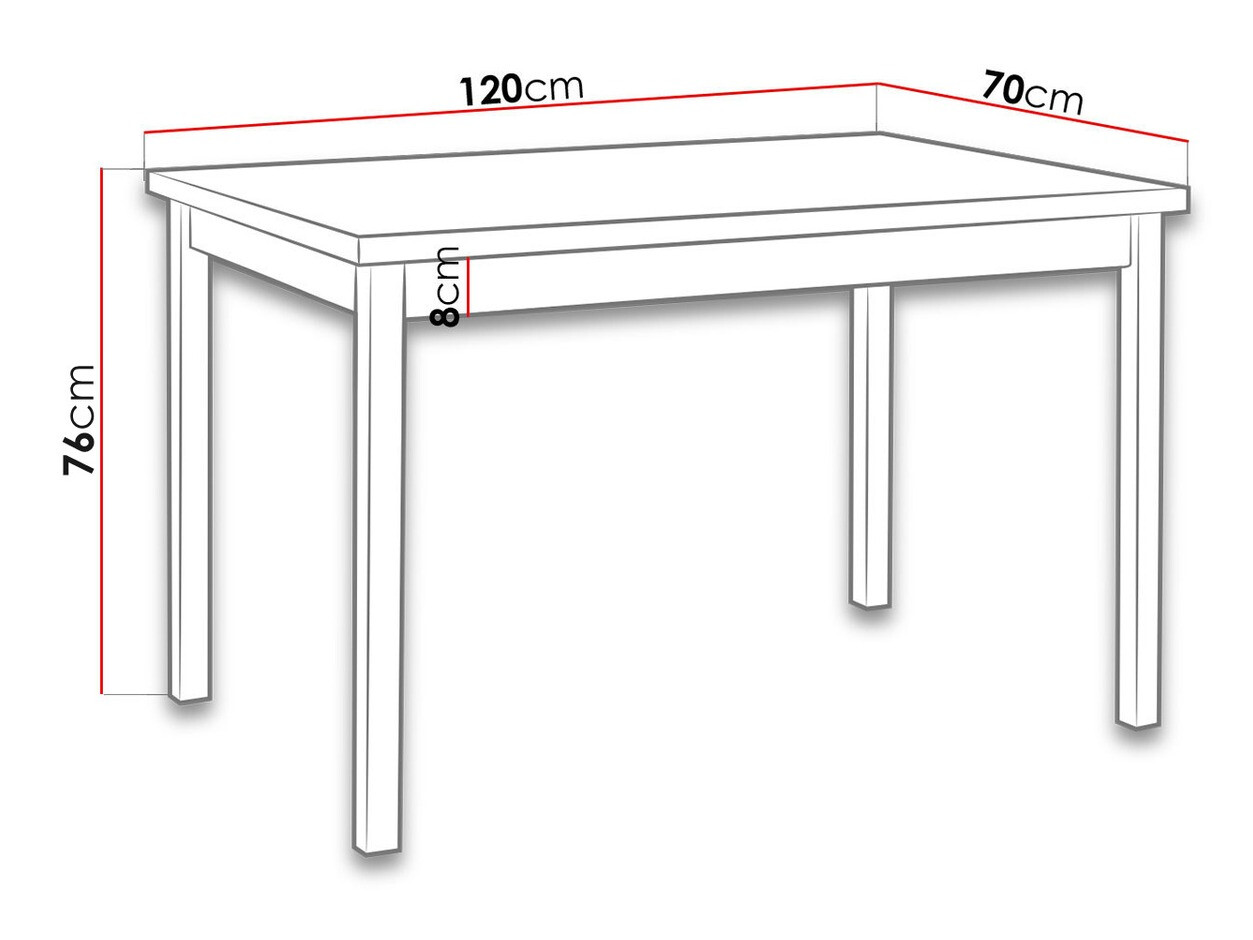 Table Victorville 119 (Nut)