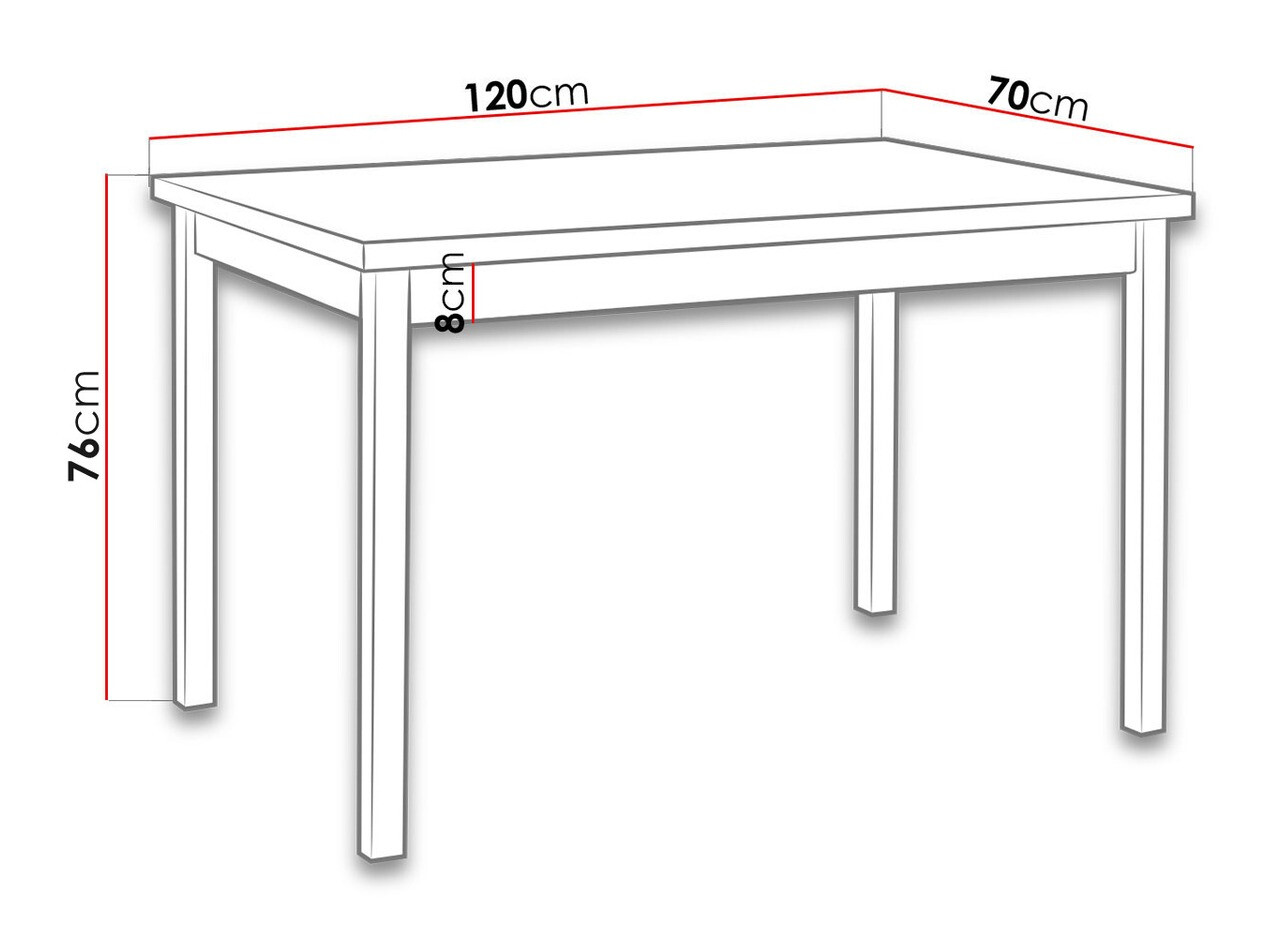 Table Victorville 119 (Sonoma oak)