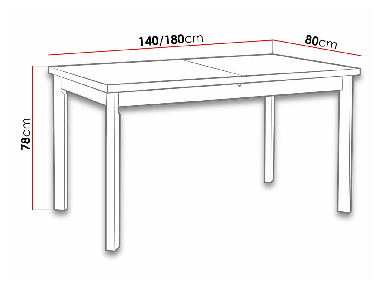 Table Victorville 132 (White)