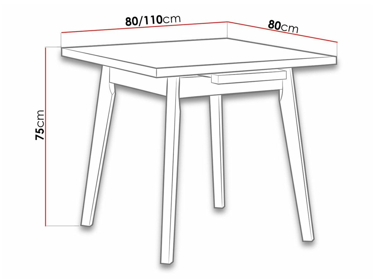 Table Victorville 183 (Sonoma oak)