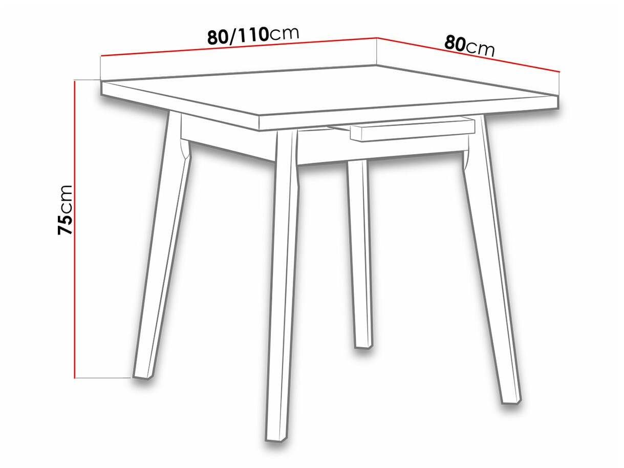 Table Victorville 183 (Sonoma oak)