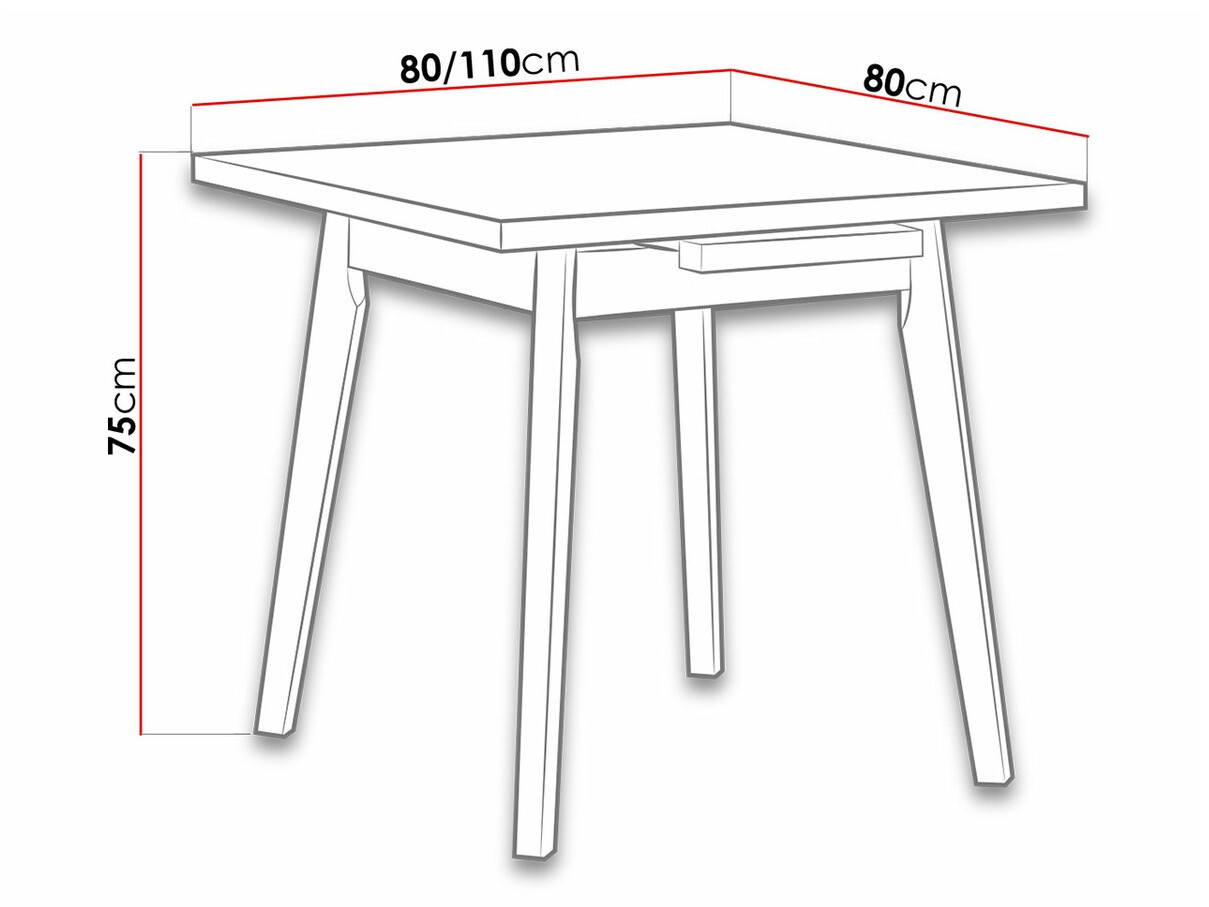 Table Victorville 183 (Sonoma oak)