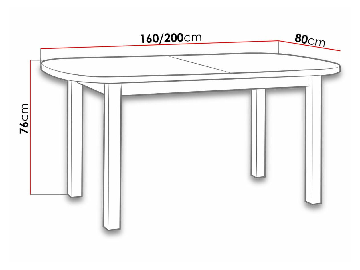 Table Victorville 121 (Nut)