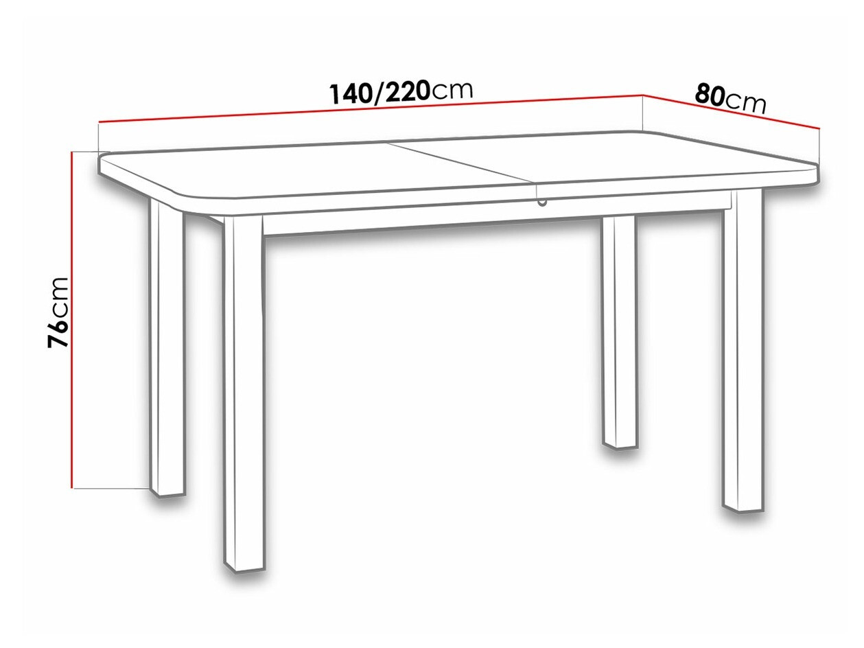 Table Victorville 123 (White)