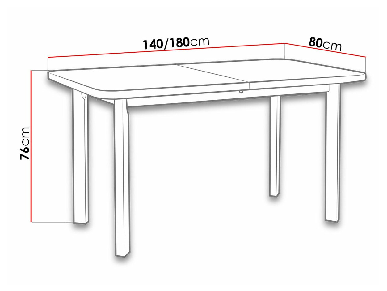 Table Victorville 133 (Nut)