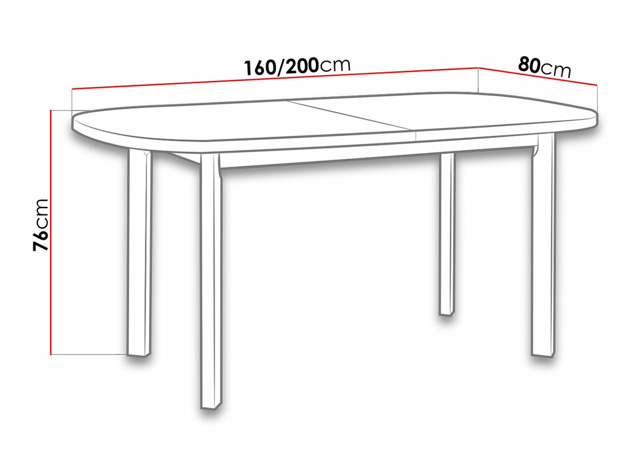 Table Victorville 182 (Nut)