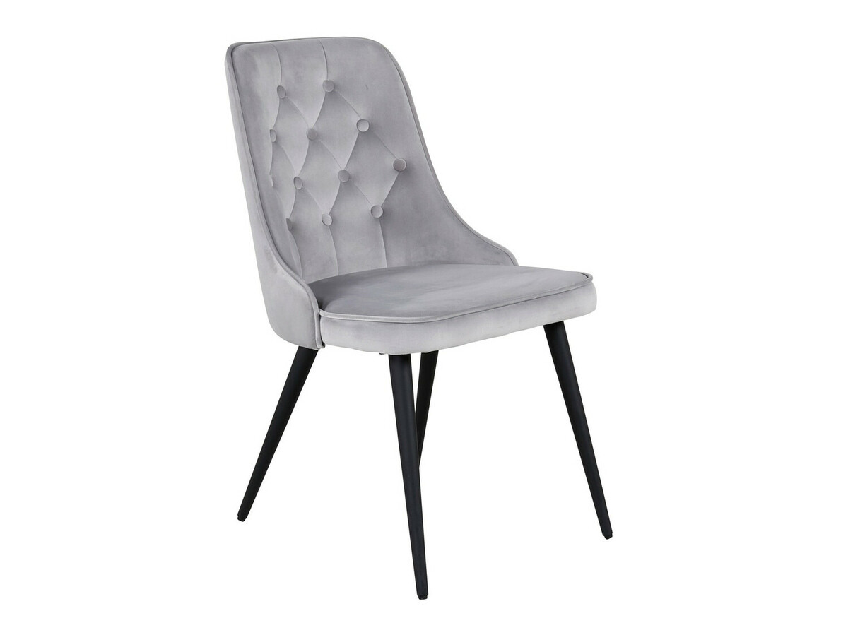 Dining set Dallas 1535 (Light grey + Black)