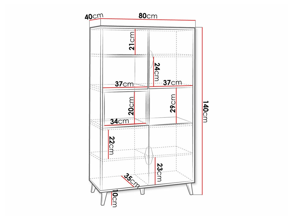 Bookcase Domvera 105