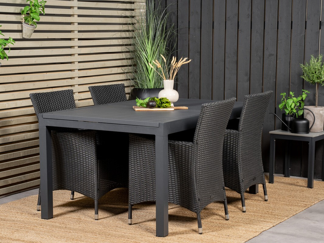 Outdoor table Dallas 2813 (Black)