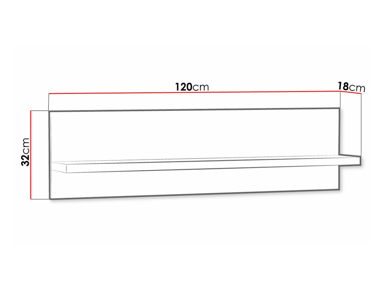 Wall shelf Etrmoni 115