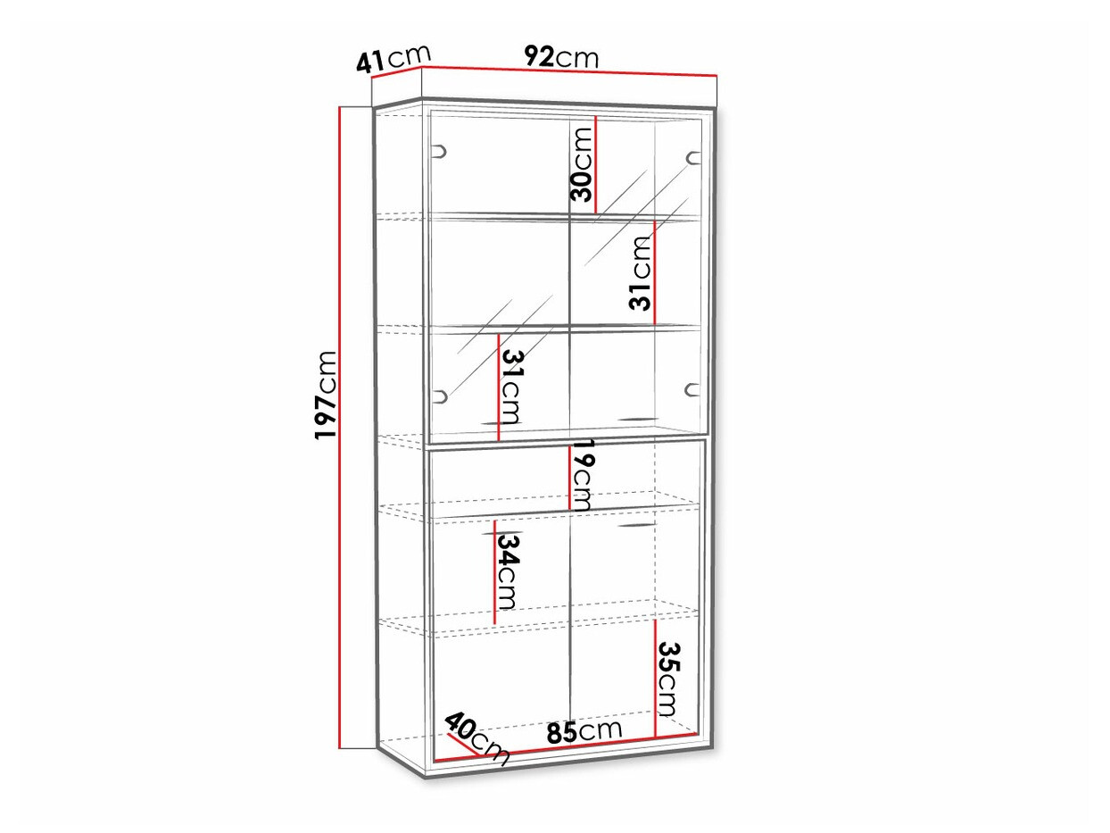 Bookcase Etrmoni 102 (Light wood)