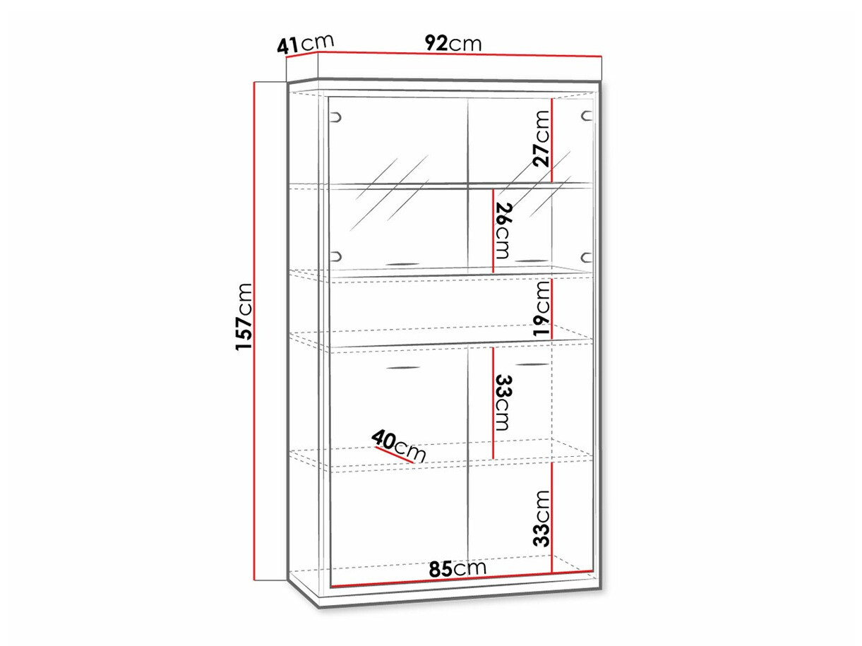 Bookcase Etrmoni 107 (Light wood)