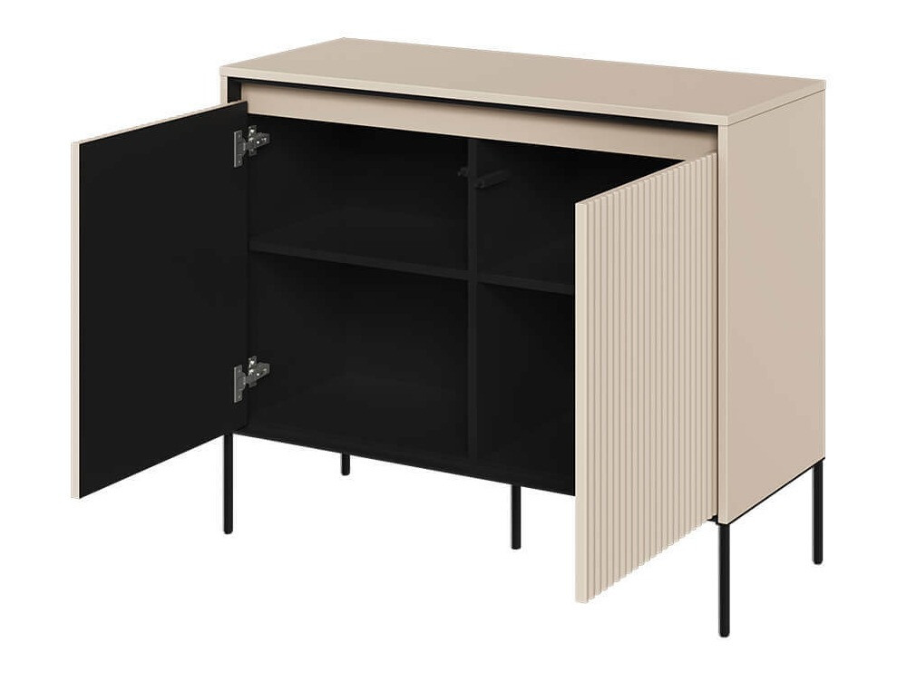 Sideboard Fernolu 101 (Beige + Black)