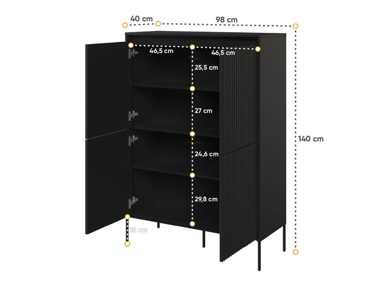 Sideboard Fernolu 102 (Black)