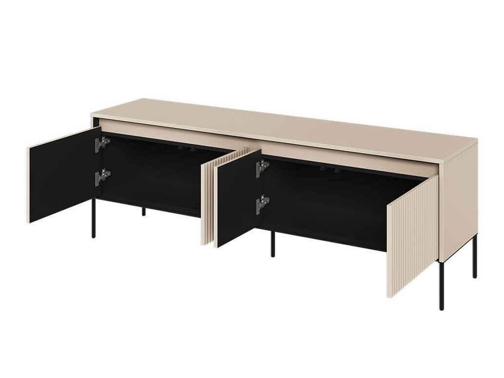 TV stand Fernolu 104 (Beige + Black)